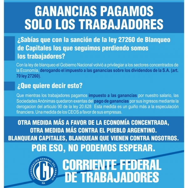 Otra medida contra los trabajadores